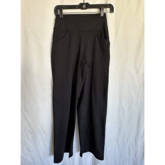 Promover Wide Leg Pants Woman Yoga Pants with Pockets Stretch Loose Size XS - Picture 2 of 7